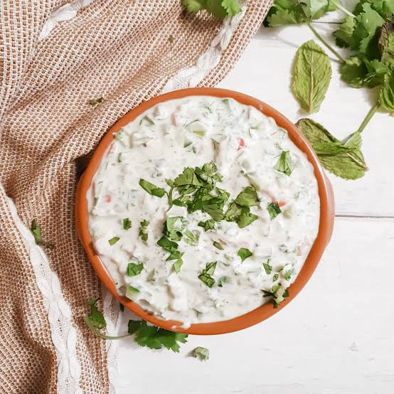 Kheera Raita — pure vegetarian dish by Rasalaya