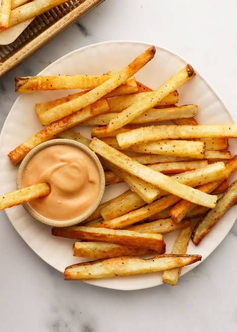 French Fries — pure vegetarian dish by Rasalaya