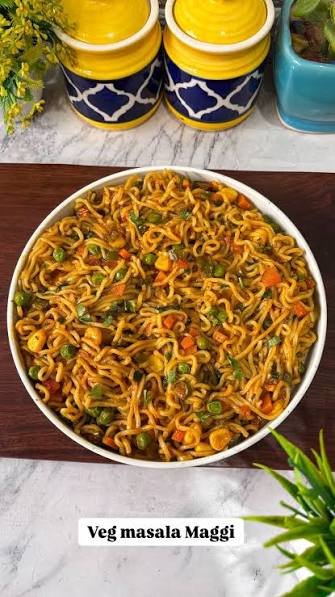 Veg. Maggie — pure vegetarian dish by Rasalaya