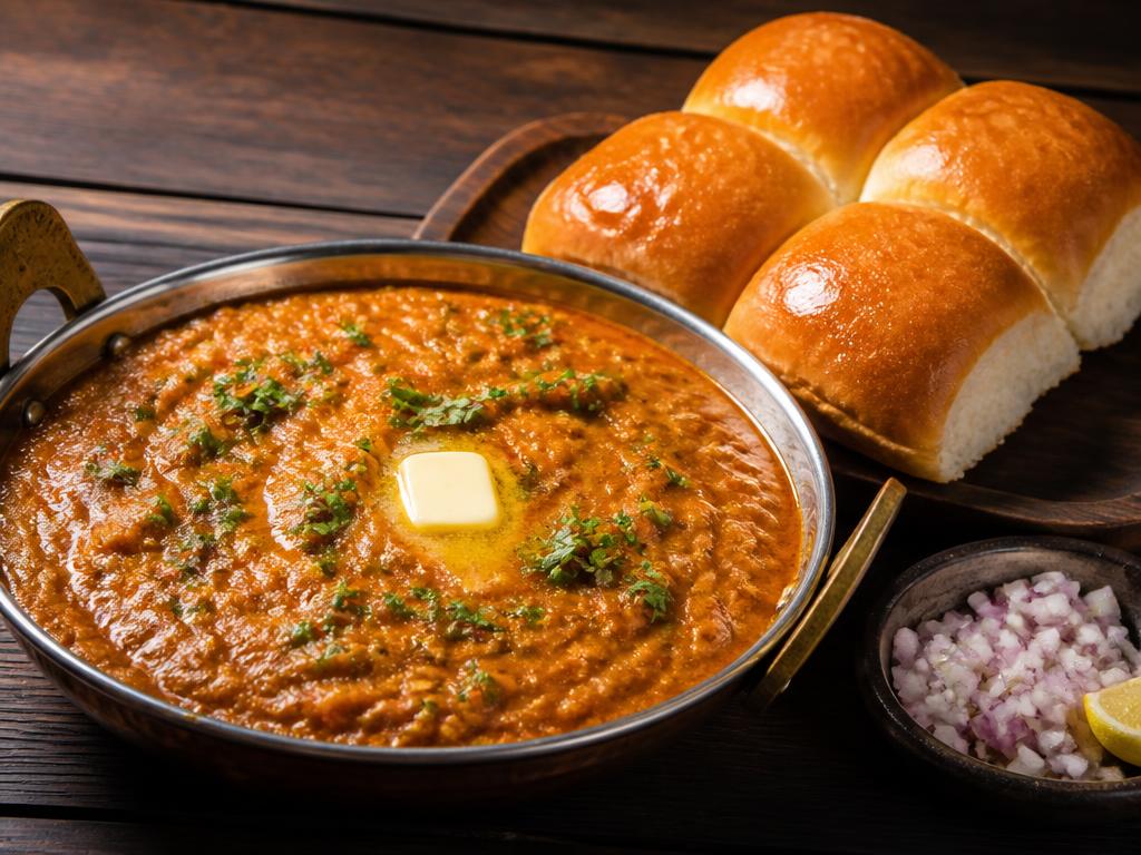 Pav Bhaji — pure vegetarian dish by Rasalaya